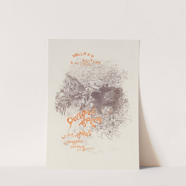 Quelques aspects de la vie de Paris – cover (1899) by Pierre Bonnard