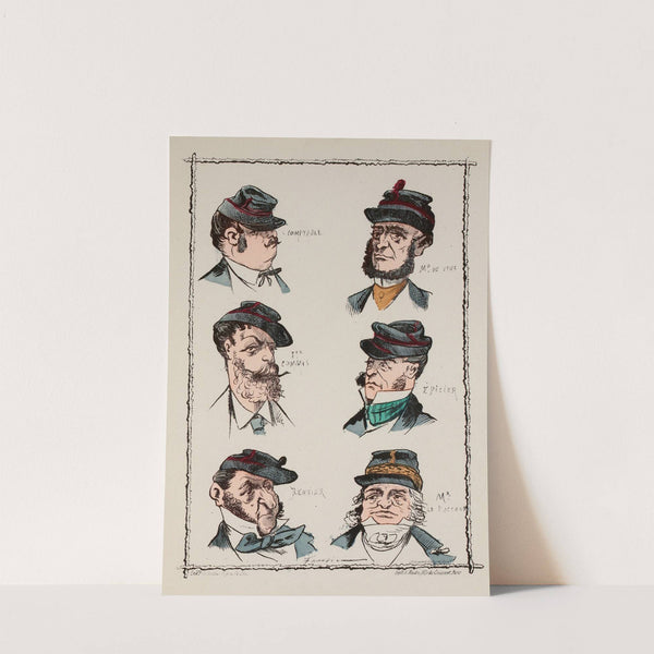 Quelques binettes d’assiégés by Faustin Betbeder