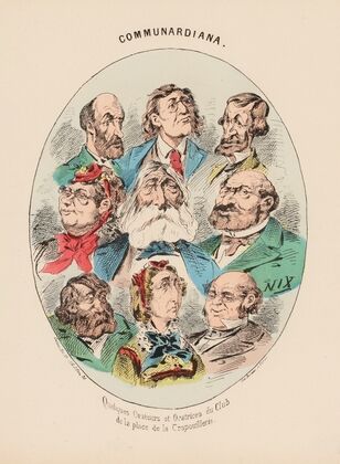 Quelques orateurs et oratrices du club de la place de la Crapouillerie (1871)