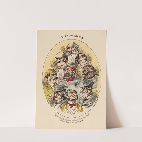 Quelques types de délégués et membres de commission chargée d’approfondir les grrr. des questio (1871) by Henri Demare