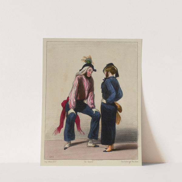 Qu’est ce que t’as, la Momignarde (1840) by Paul Gavarni