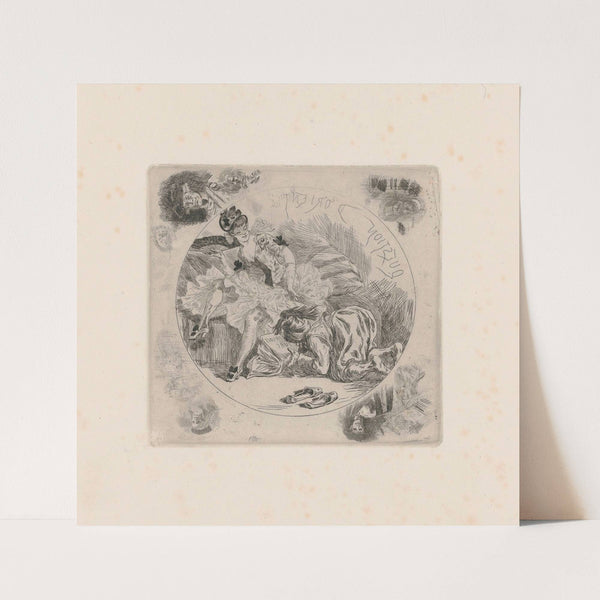 Question d’Orient ou La cafetière turque du Dr Filleau (1878) by Félicien Rops