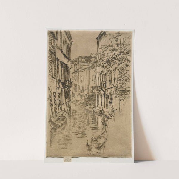 Quiet Canal (1879–80) by James Abbott McNeill Whistler