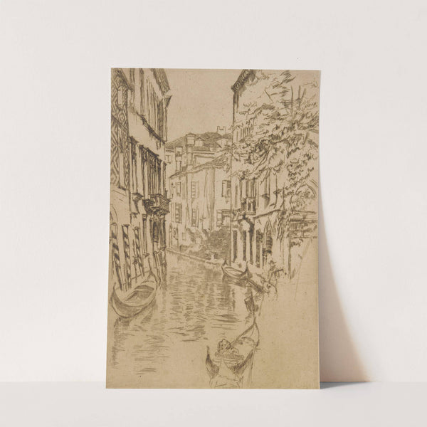 Quiet Canal (1879-1880) by James Abbott McNeill Whistler