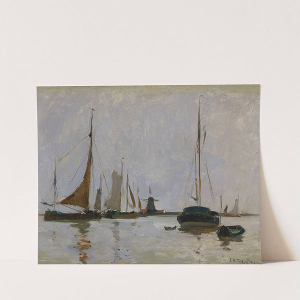 Quiet Harbor, Holland (circa 1881) by John Henry Twachtman