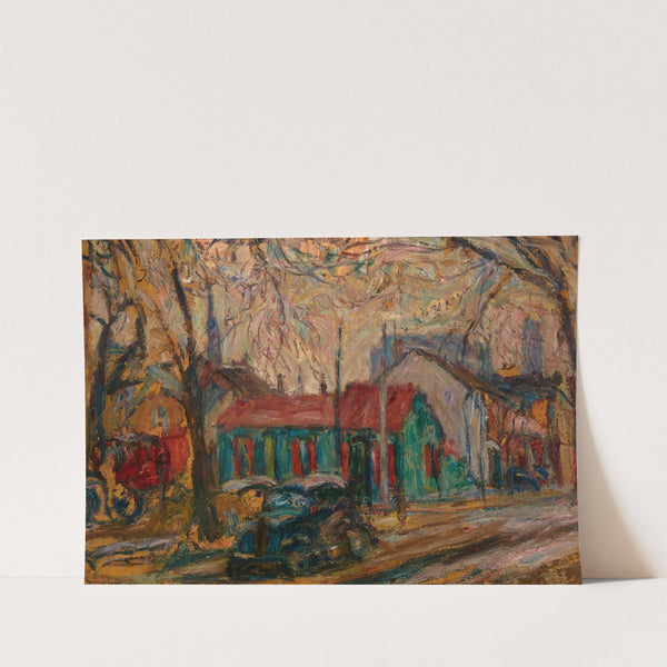 Quiet street by Abraham Manievich