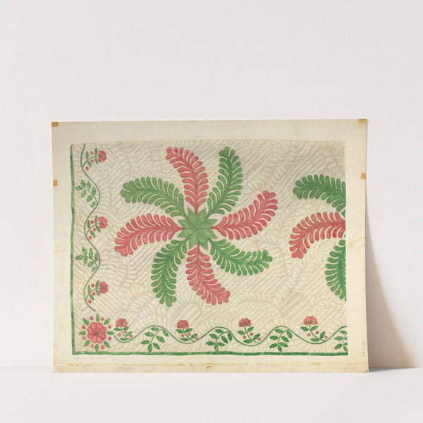 Quilt Applique Pattern by Maud M. Holme