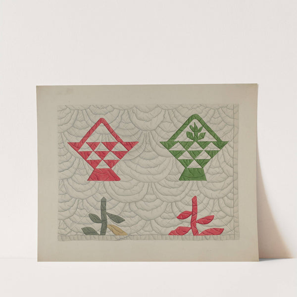 Quilt - Basket Design by Edward White