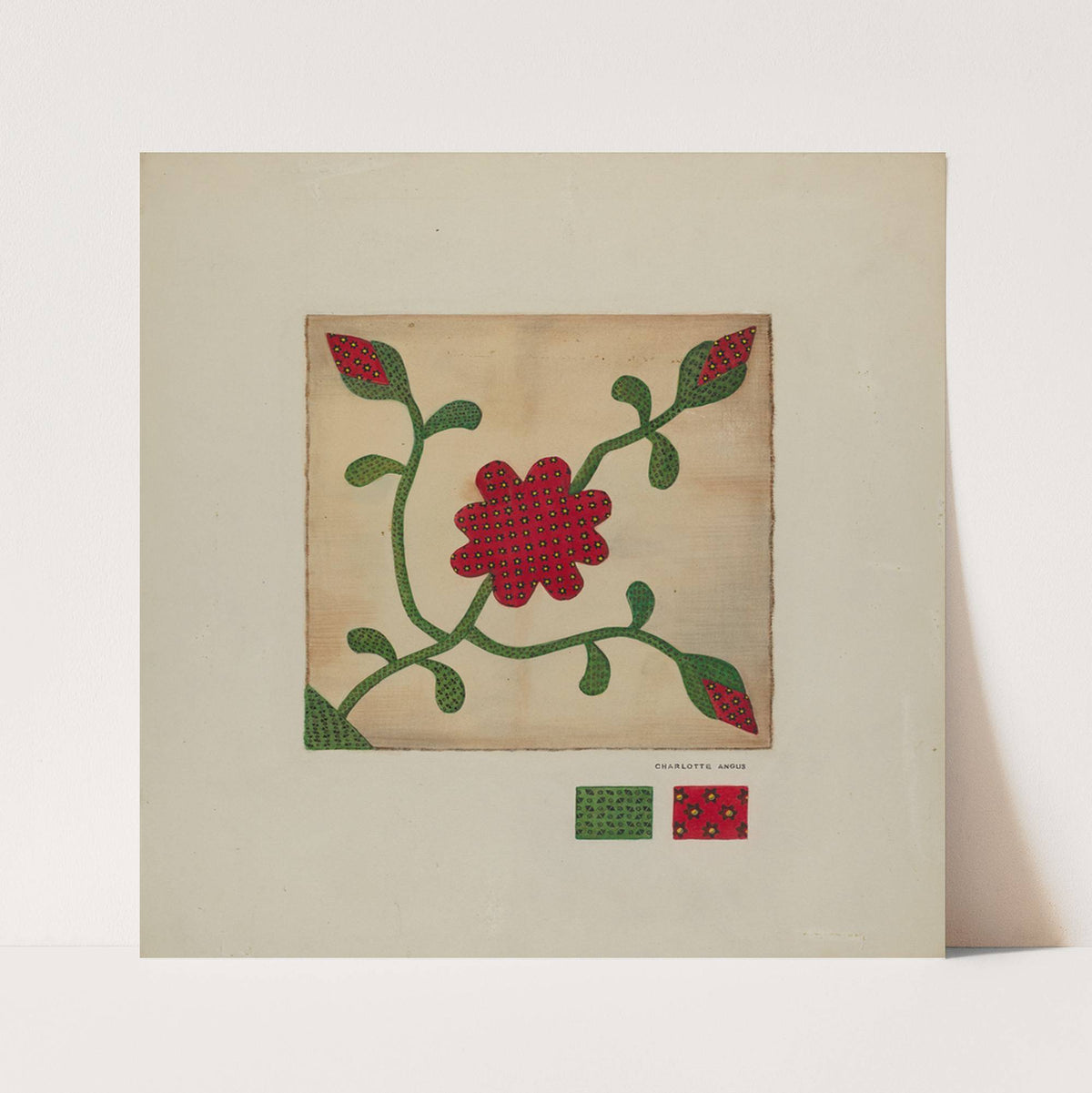 Quilt Block by Charlotte Angus