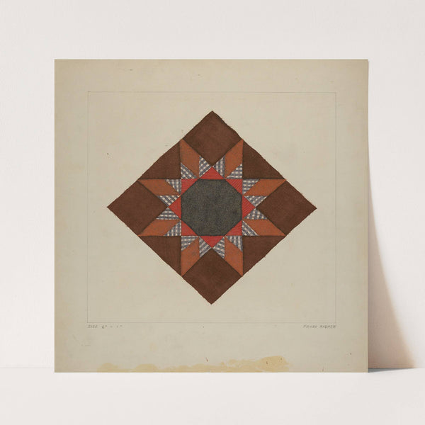 Quilt Block (1935-1942) by Frank Maurer