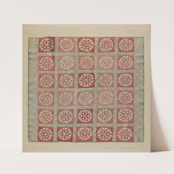 Quilt (Crib Quilt) (1935-1942) by Francis Law Durand