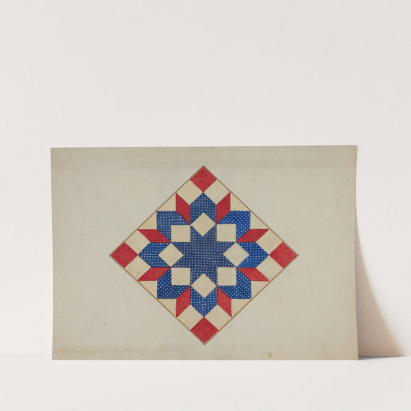 Quilt - Double Star by Edith Towner