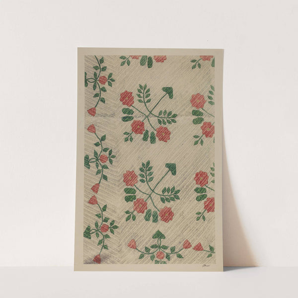 Quilt - Rose Design by Ralph Atkinson