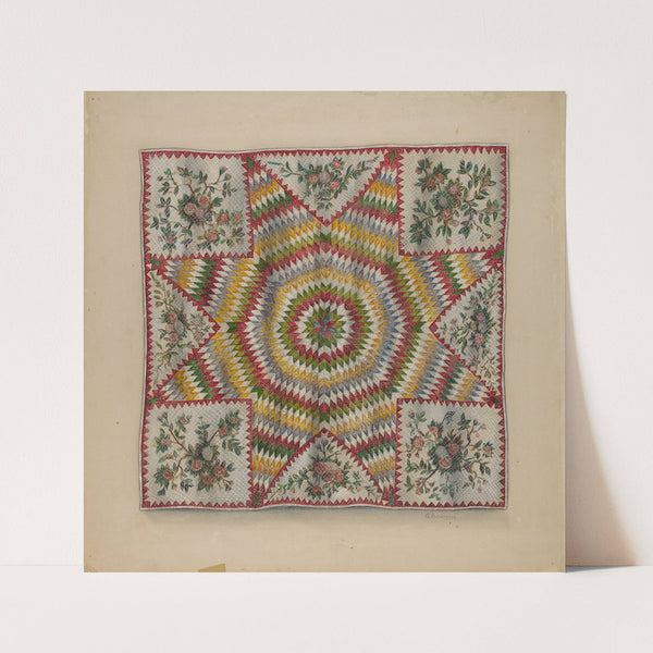 Quilt (Star of Bethlehem) by Charles Bowman