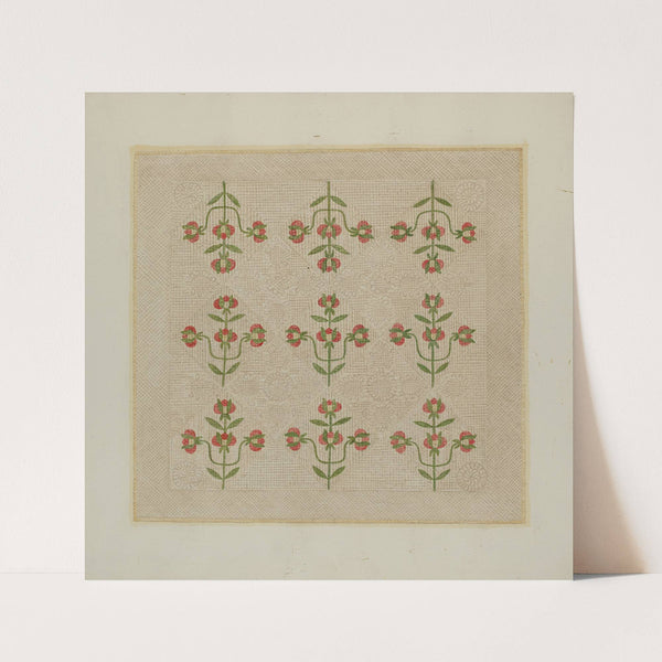 Quilt – Tulip Pattern by Fred Hassebrock