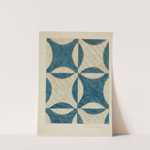 Quilted and Pieced Coverlet by Cora Parker