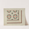 Quilted Applique Coverlet by Edward L. Loper