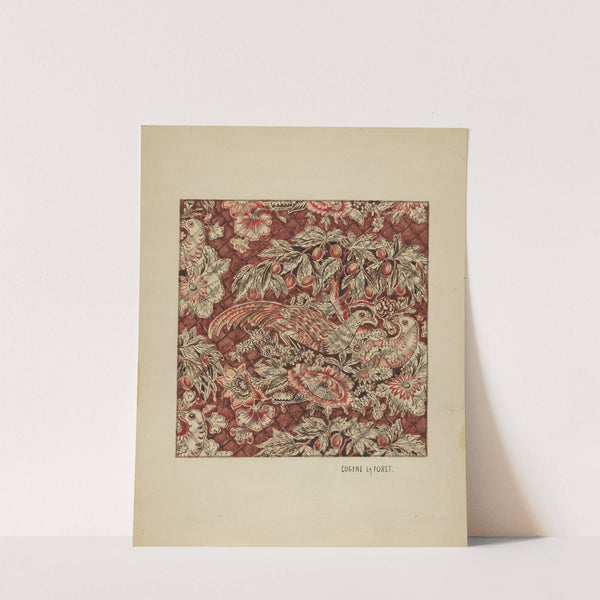 Quilted Chintz Coverlet by Eugene La Foret