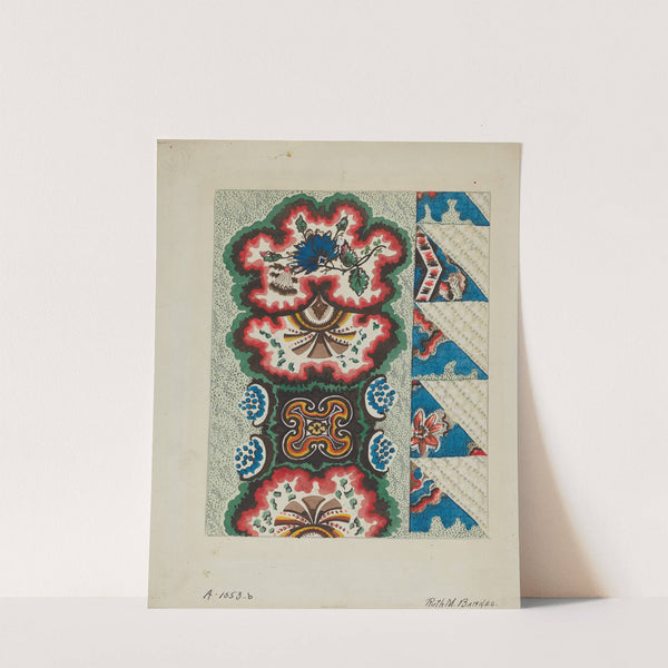 Quilted Coverlet by Ruth M. Barnes