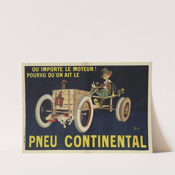Qu’importe le moteur pourvu qu’on ait le pneu Continental (1913) by Mich (Michel Liebeaux)