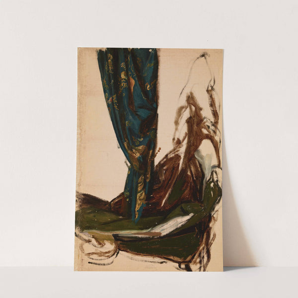 Quinn's Attire and a Drapery. Studies to the Painting 'The Oath of Queen Jadwiga' by Józef Simmler