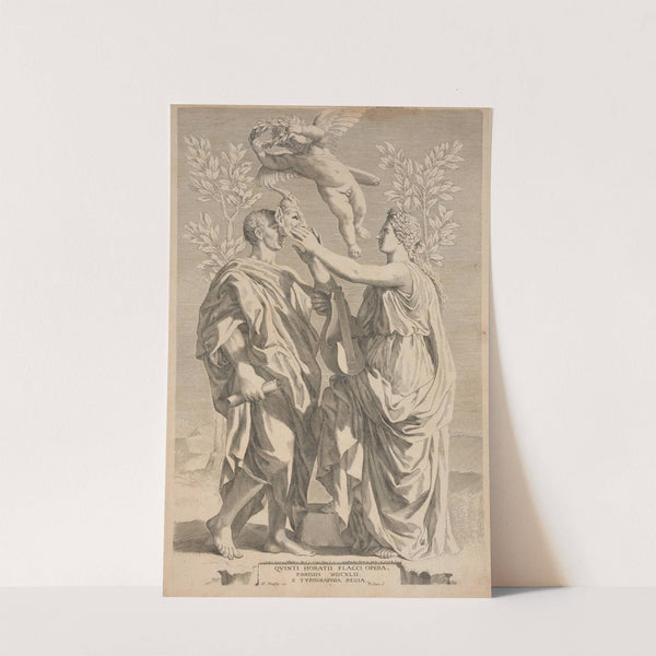 Quinti Horatii Flaccii opera (1642) by Claude Mellan