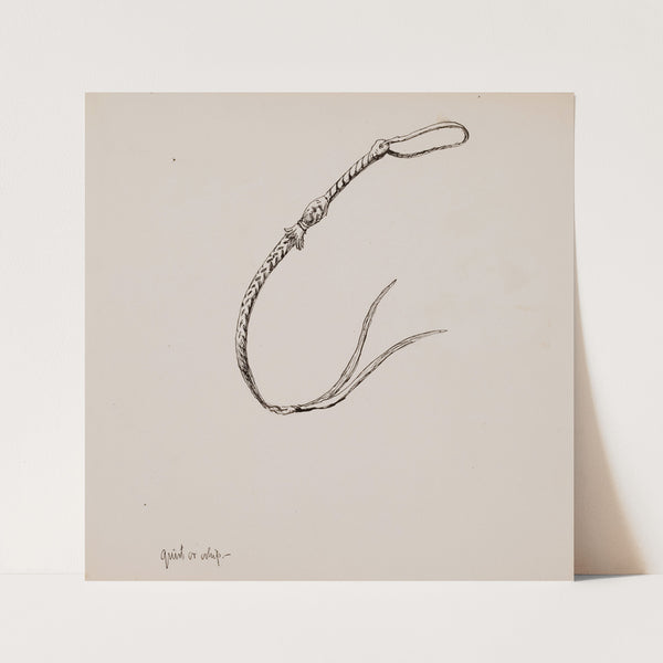 Quirt or Whip (1891) by Frederic Remington