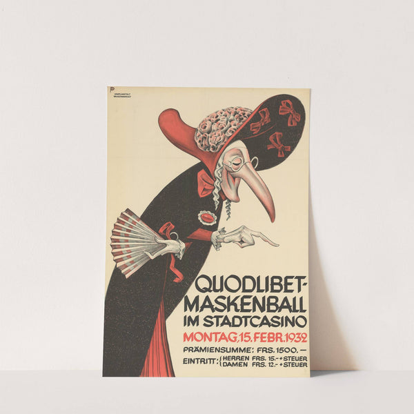 Quodlibet-Maskenball im Stadtcasino Basel (1932) by Otto Plattner