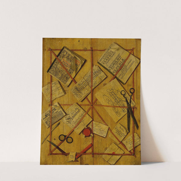 Quodlibet (Trompe l'oeil) by Hans Jakob Hoffmann