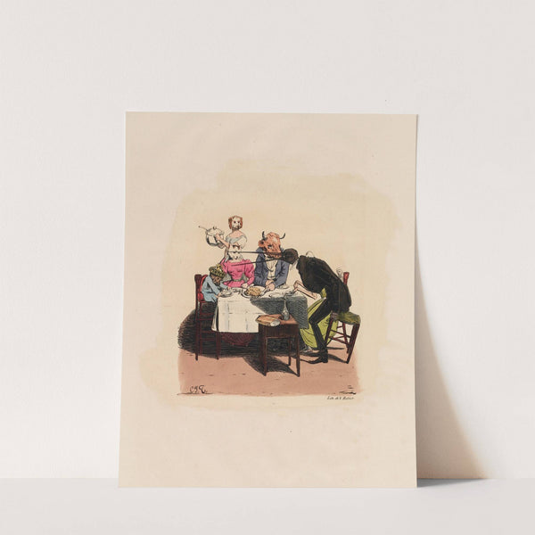 Quoiqu’on soit du Parnasse, on peut bien avoir faim by Charles-Joseph Traviès de Villers