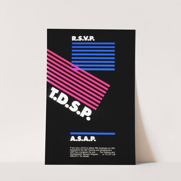 R.S.V.P. T.D.S.P. A.S.A.P by National Institutes of Health