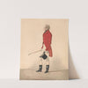 R. W. Selby-Lowndes in a Scarlet Coat (1843) by Richard Dighton