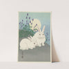 Rabbits at full size (1920 - 1930) by Ohara Koson