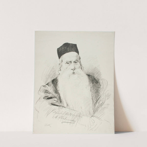 Rabin Abracham Perlmutter (1919) by Stanisław Lentz