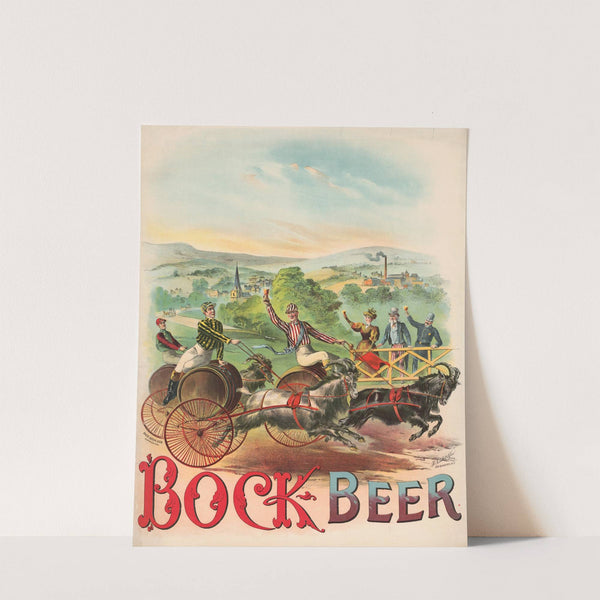 Race Bock, Bock Beer (1895) by Henry Jerome Schile
