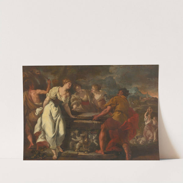 Rachel And Jacob Unblocking The Well by Nicola Grassi