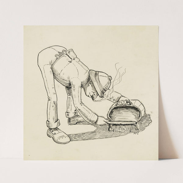 The progress of steam. A view in Regent Park, 1831. (1828) by Henry Alken