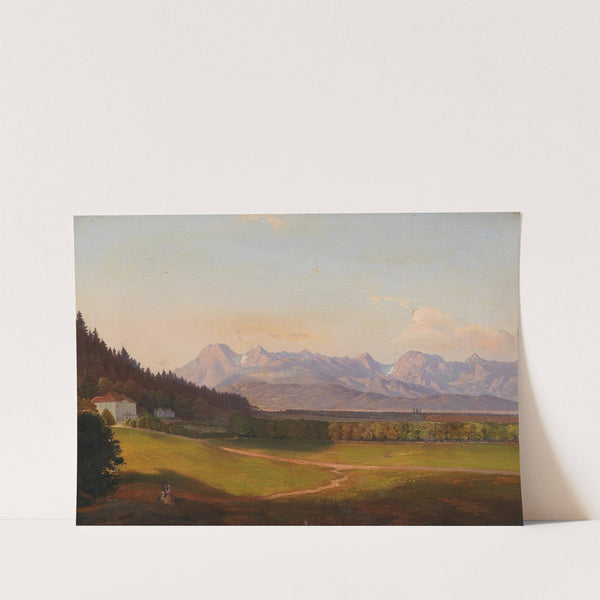 Radetzky Villa And The Kamnik Alps In Krain by Anton Karinger