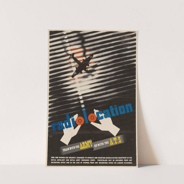 Radiolocation – Train with the Army or with the A.T.S. by Abram Games