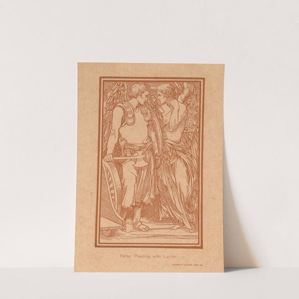 Rafael Pleading with Lucifer (1898) by Johannes Josephus Aarts