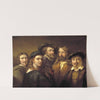Rafael, Rembrandt Harmensz. van Rijn, Nicolas Poussin, Albrecht Dürer and Peter Paul Rubens by Johan Gustaf Sandberg