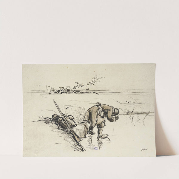 Rafraîchissement à l’étang (1917-1918) by Georges Goursat (Sem)