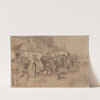 Raid on Soplicowo, illustration to “Pan Tadeusz” by Adam Mickiewicz (1868) by Maksymilian Gierymski