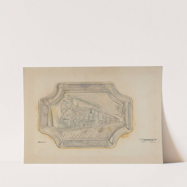 Railroad Platter by Ralph Atkinson