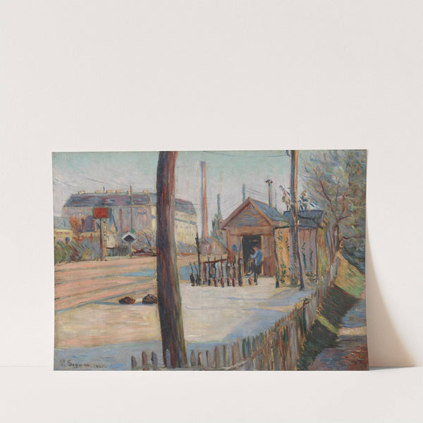 Railway junction near Bois-Colombes by Paul Signac