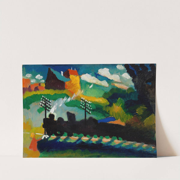 Railway near Murnau by Wassily Kandinsky