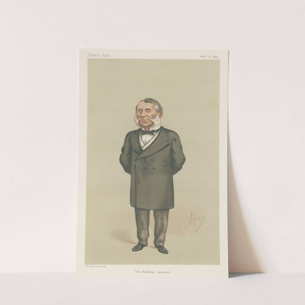 Railway Officials; ‘The Railway Interest’, Sir Edward William Watkin, November 6, 1875 (1875) by Carlo Pellegrini
