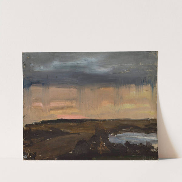 Rain – impressions from the train by Jan Ciągliński