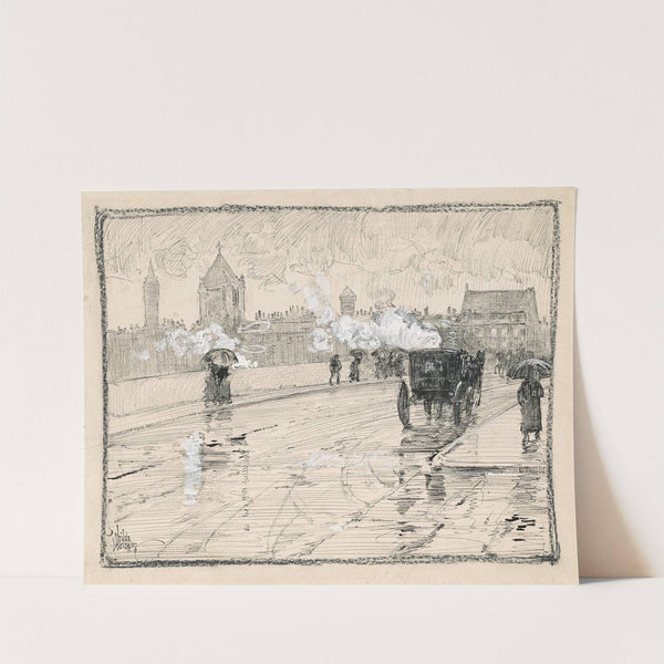 Rainy Day, Boston (1886) by Childe Hassam