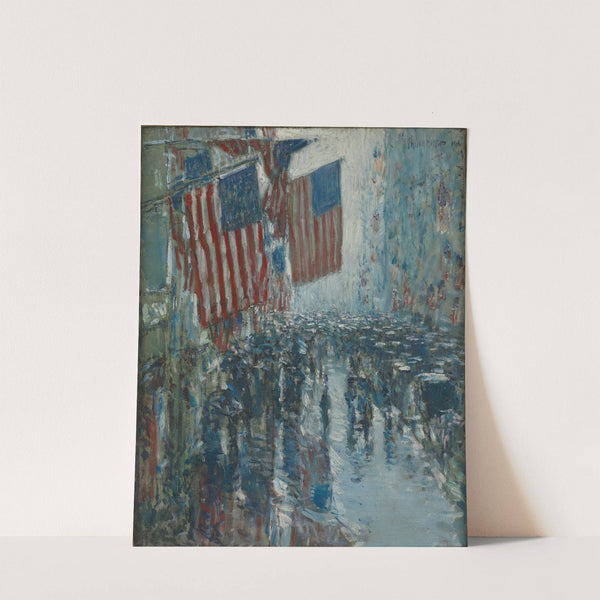 Rainy Day, Fifth Avenue (1916) by Childe Hassam